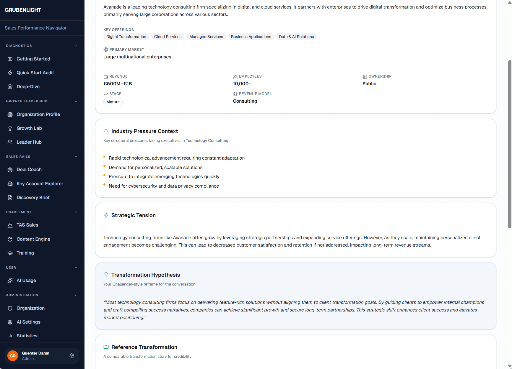 Discovery Brief screenshot