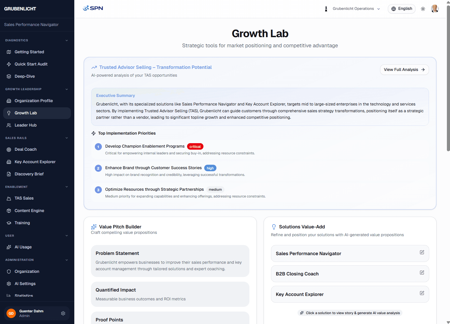 Growth Lab screenshot